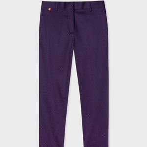 Paul Smith purple polka dot trousers size 42